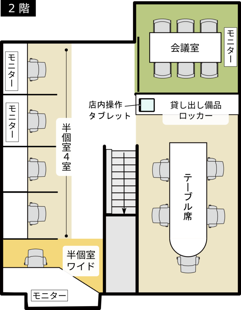 coffice floor map 2f | Home