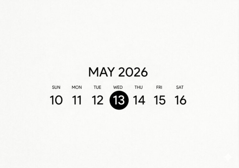 2026/5/13 Wed.